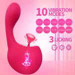 EdenSexToy - Clitoral Licking G Spot Vibrator Clitoralis Stimulator for Women with 10 Licking Vibrating Modes