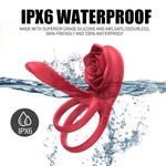 EdenSexToy - Rose Cock Ring Vibrator Clit Stimulator Couple Toy Upgraded Version