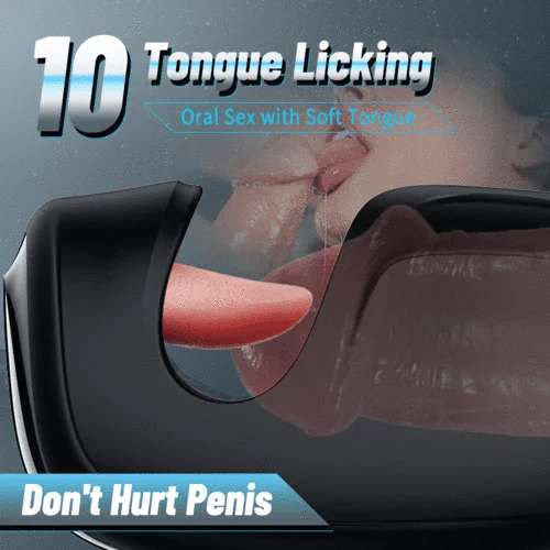 EdenSexToy - Explorer: Licking Vibrating 2 in 1 Male Penis Vibrators