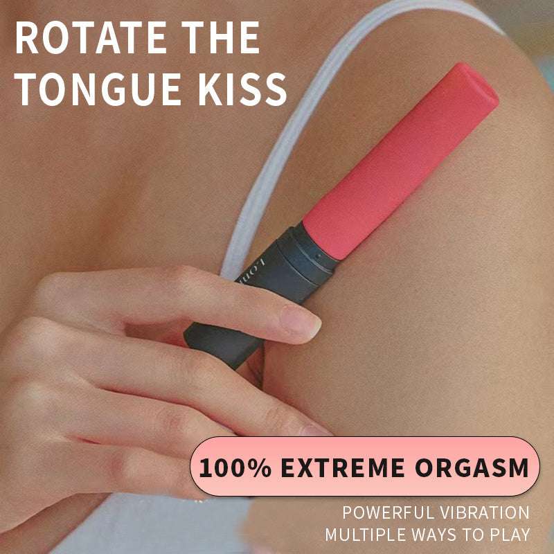 EdenSexToy Lipstick Stick Vibrating Rotating Female Vibrator Masturbator