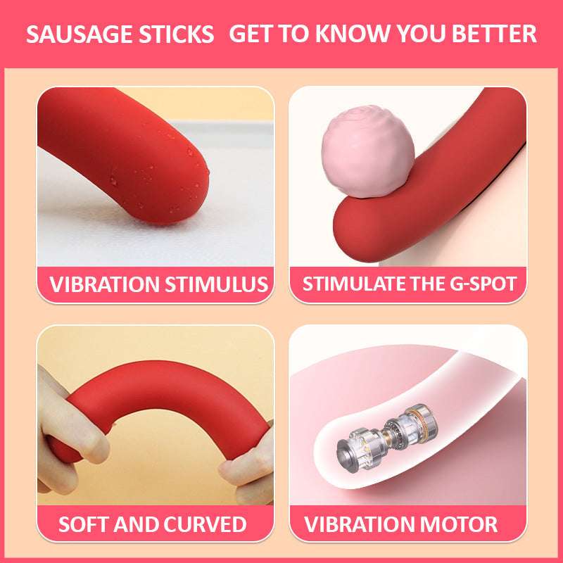 EdenSexToy Sausage Vibrator Masturbation Device for Women