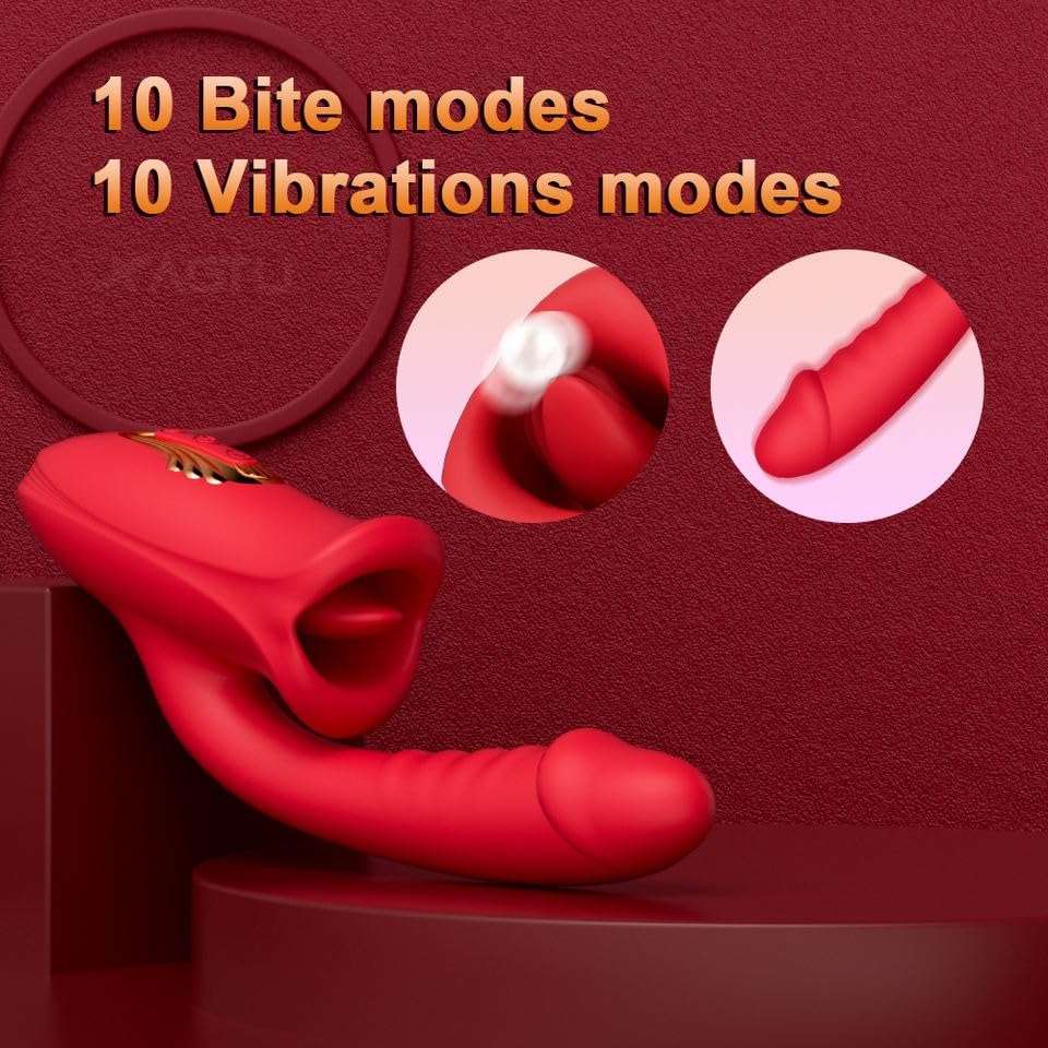 EdenSexToy - Rose Muncher Bite Vibrator G Spot Clitoris Stimulator