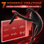 EdenSexToy -Bunny RIng Vibrating Cock Ring with 2 Penis Ring Penis Sleeve Mens Sex Toys