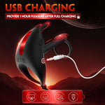 EdenSexToy -Bunny RIng Vibrating Cock Ring with 2 Penis Ring Penis Sleeve Mens Sex Toys