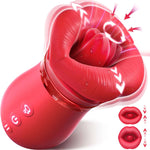 EdenSexToy - 4IN1 Mouth Sucking Vibrator Rose Sex Toy