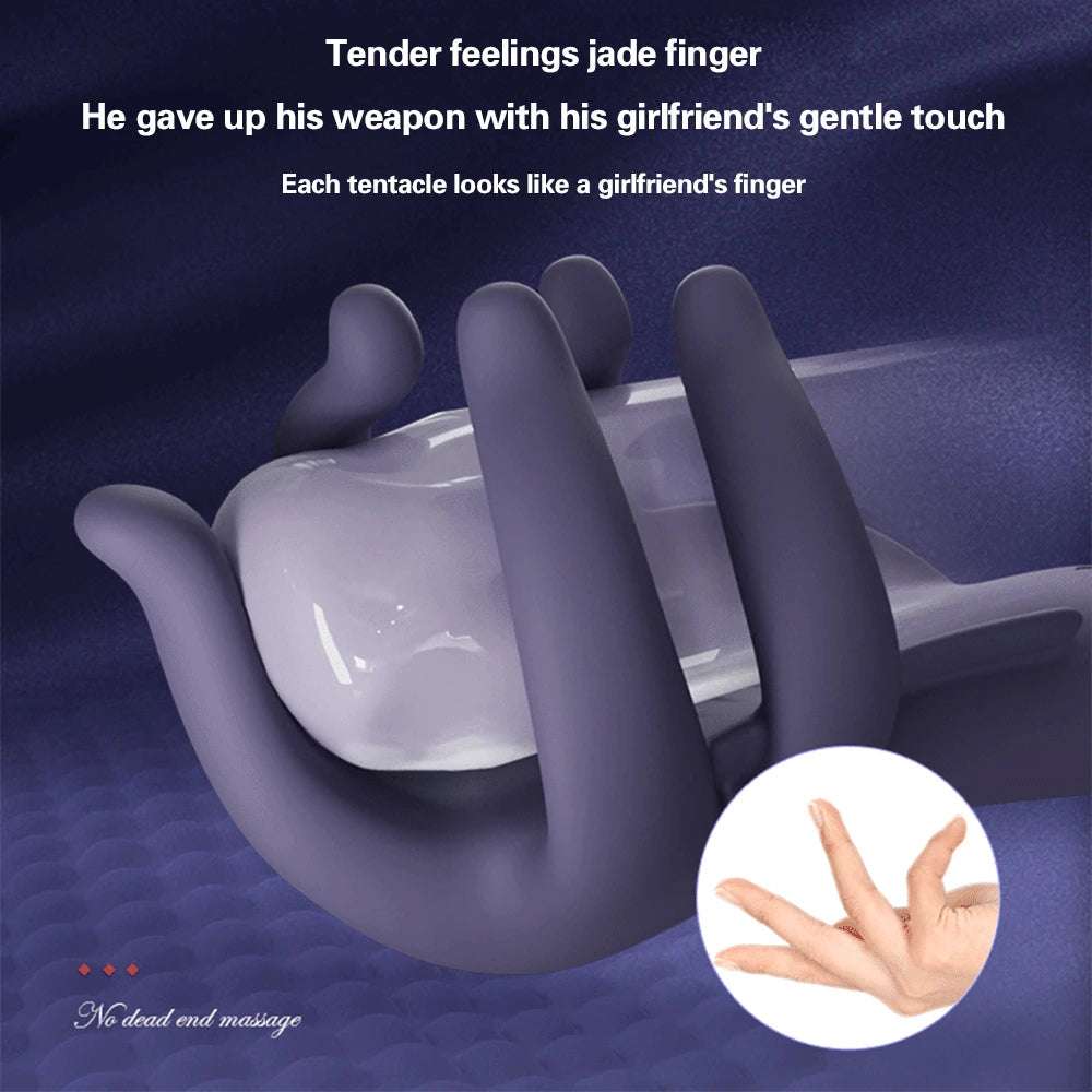 EdenSexToy Tender Jade finger Penis Trainer Men's Ejaculation Delay Glans Exerciser