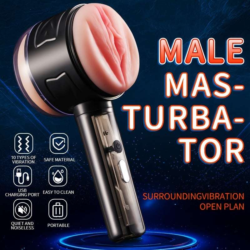 EdenSexToy - Male Masturbator Handheld Fully Automatic Intelligent Frequency Conversion Masturbation Cup