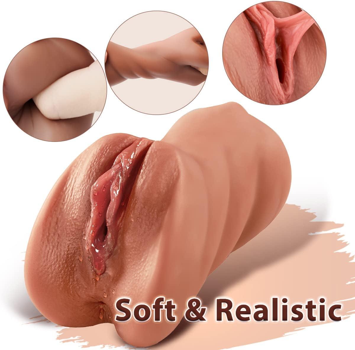 3-in-1 Realistic Pocket Pussy Male Masturbator - Lifelike Face Sex Doll - Sexdoll.Sex
