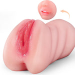 3-in-1 Realistic Pocket Pussy Male Masturbator - Lifelike Face Sex Doll - Sexdoll.Sex