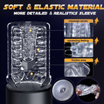 Dual Stimulation Thrusting and Rotating Vibrating Male Msturbation Toy