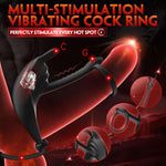 EdenSexToy -Bunny RIng Vibrating Cock Ring with 2 Penis Ring Penis Sleeve Mens Sex Toys