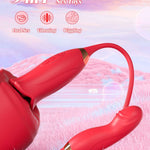 EdenSexToy -Rose Muncher Powerful Sucking Vibrator Dildo Women's Tongue Licking
