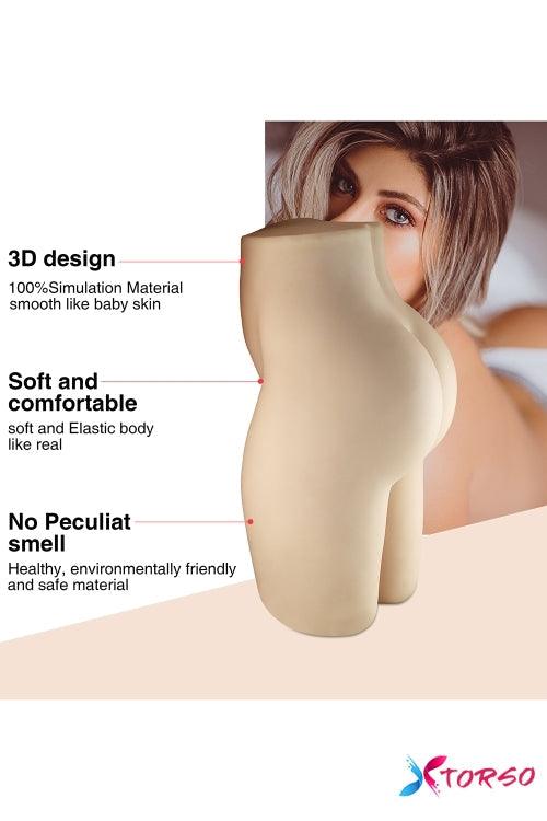 Anbeibei: Yeloly 13.23LB Sex Doll Legs Butt Lower Body Male Masturbator Pocket Pussy Ass Sex Toys for Vaginal Anal Sex - Sexdoll.Sex