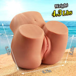 BestGSpot 4.3lb Muy Sexy Latin Virgin Adrianna Cowgirl Dual-Entry Curvy Realistic Butt Masturbator - Sexdoll.Sex