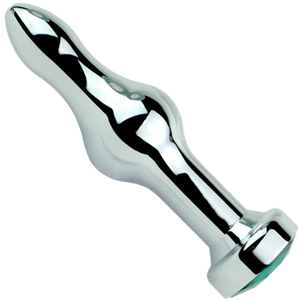 Bulbed Anal Plug - Has A Stunning Decorative Jewel! - Sexdoll.Sex