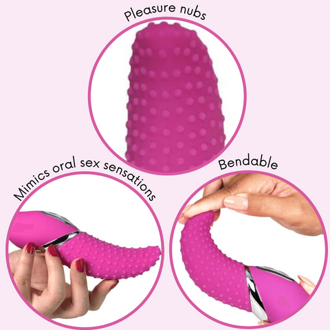 Bumpy Betty Tongue Vibe - Explore Your Desires - Sexdoll.Sex