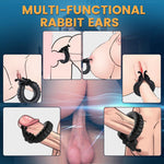 Bunny Boy-Separable Rabbit Rocker 10 Vibrating Cock Ring for Couple Play - Sexdoll.Sex