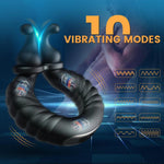 Bunny Boy-Separable Rabbit Rocker 10 Vibrating Cock Ring for Couple Play - Sexdoll.Sex
