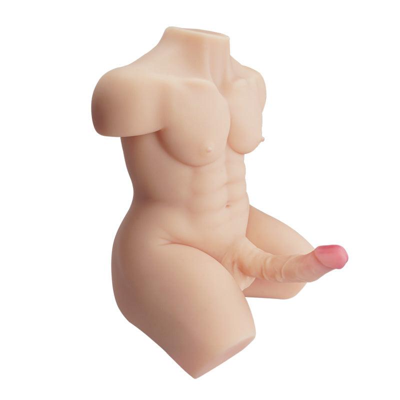 Channing Male Torso Sex Doll Threesome - Realistic 33.07LB Toy - Sexdoll.Sex