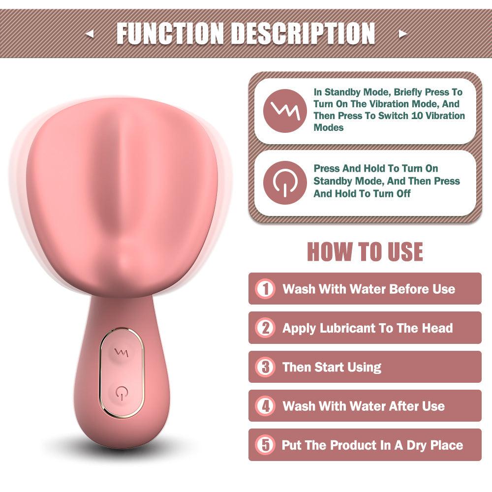 Clitoral Stimulator Mini Vibrator - 10 Modes Waterproof Quiet - Sexdoll.Sex