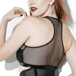 Coquette Racerback Wet Look Sports Bra - Sexdoll.Sex