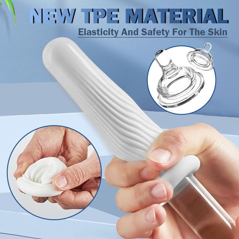 Experience Intense Pleasure with our Manual Erotic Mini Disposable Soft Jelly Male Masturbator - Sexdoll.Sex