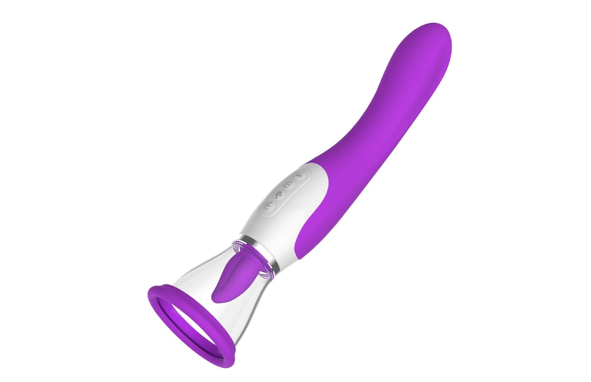 Fantasy For Her Ultimate Pleasure Dual-Ended Tongue Vibrator - Sexdoll.Sex