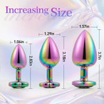 Felton Luxury Laser Color Diamond Base Set Anal Plug - Sexdoll.Sex
