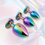 Felton Luxury Laser Color Diamond Base Set Anal Plug - Sexdoll.Sex