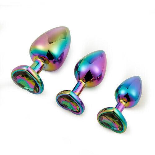 Felton Luxury Laser Color Diamond Base Set Anal Plug - Sexdoll.Sex