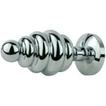 Jewel Metal Booty Plug - Rippled for Intense Sensations! - Sexdoll.Sex