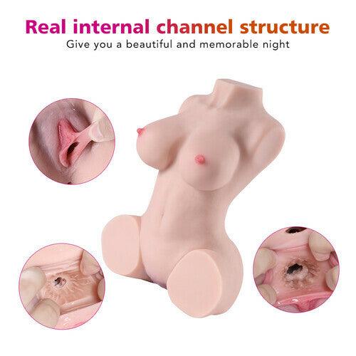 Lora - 3-in-1 Realistic Male Torso Sex Doll - Sexdoll.Sex
