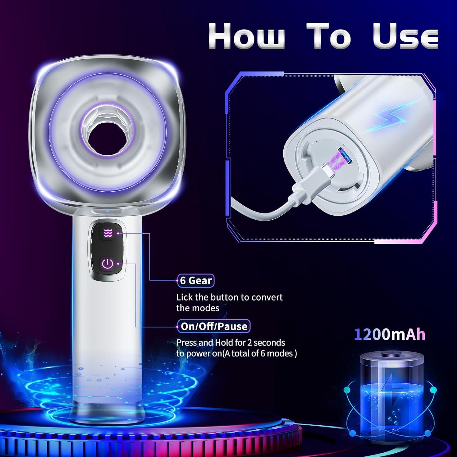 Male Masturbators with 6 Powerful Thrusting Modes - Realistic Pocket Pussy Stroker for Intense Pleasure - Sexdoll.Sex