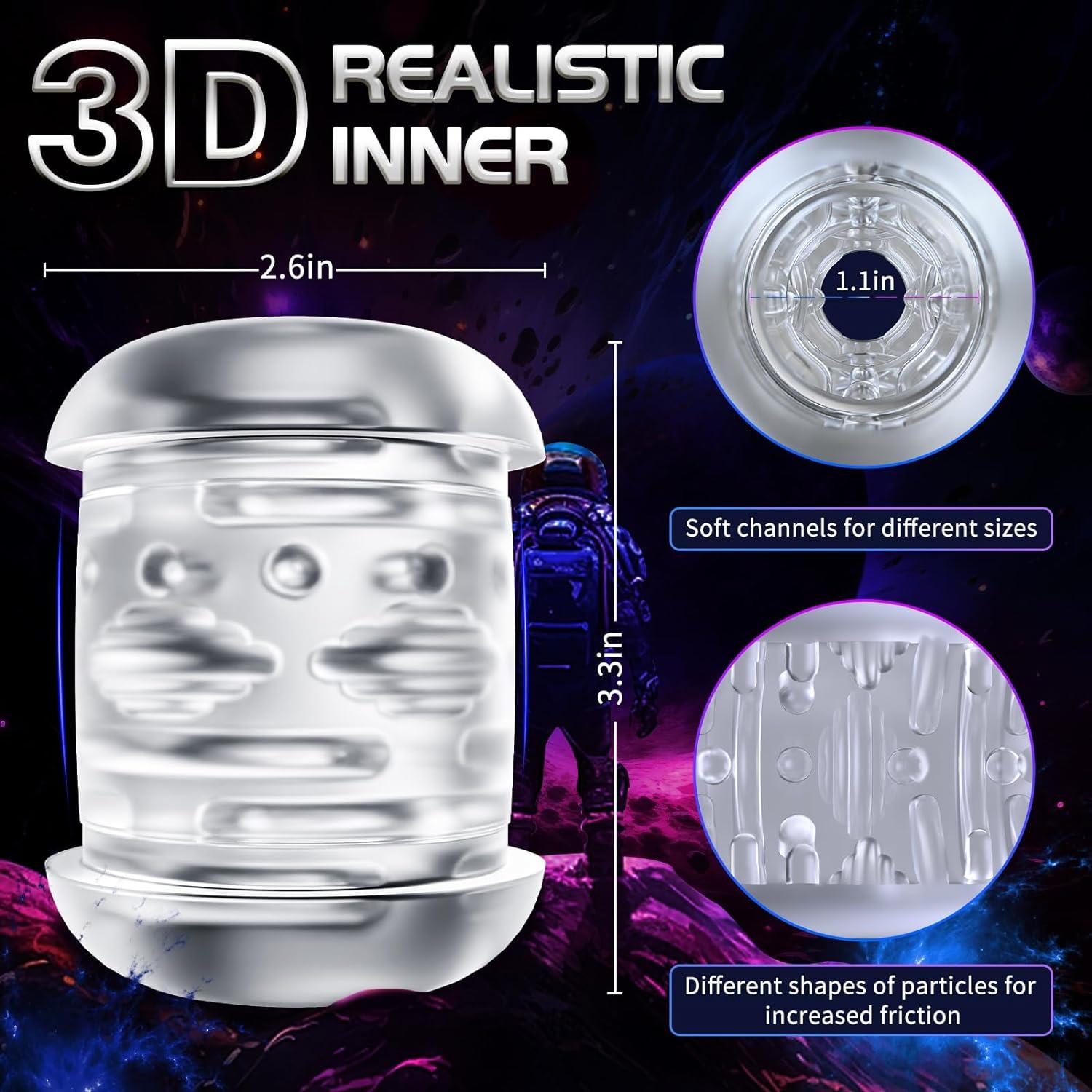 Male Masturbators with 6 Powerful Thrusting Modes - Realistic Pocket Pussy Stroker for Intense Pleasure - Sexdoll.Sex