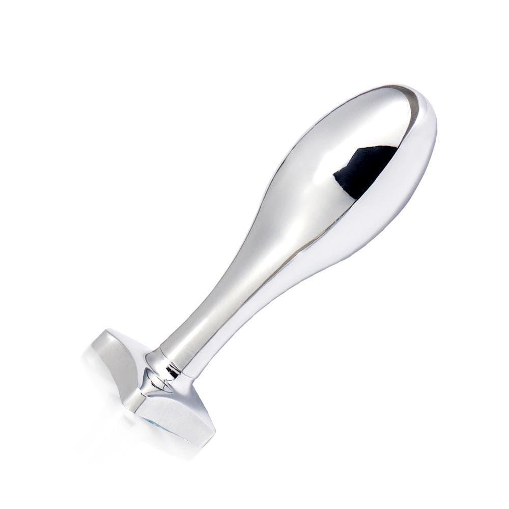 Metal Replaceable Poker-like Base Anal Plug | Metal Anal Plug - Sexdoll.Sex