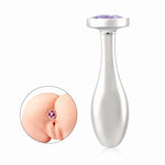 Metal Replaceable Poker-like Base Anal Plug | Metal Anal Plug - Sexdoll.Sex