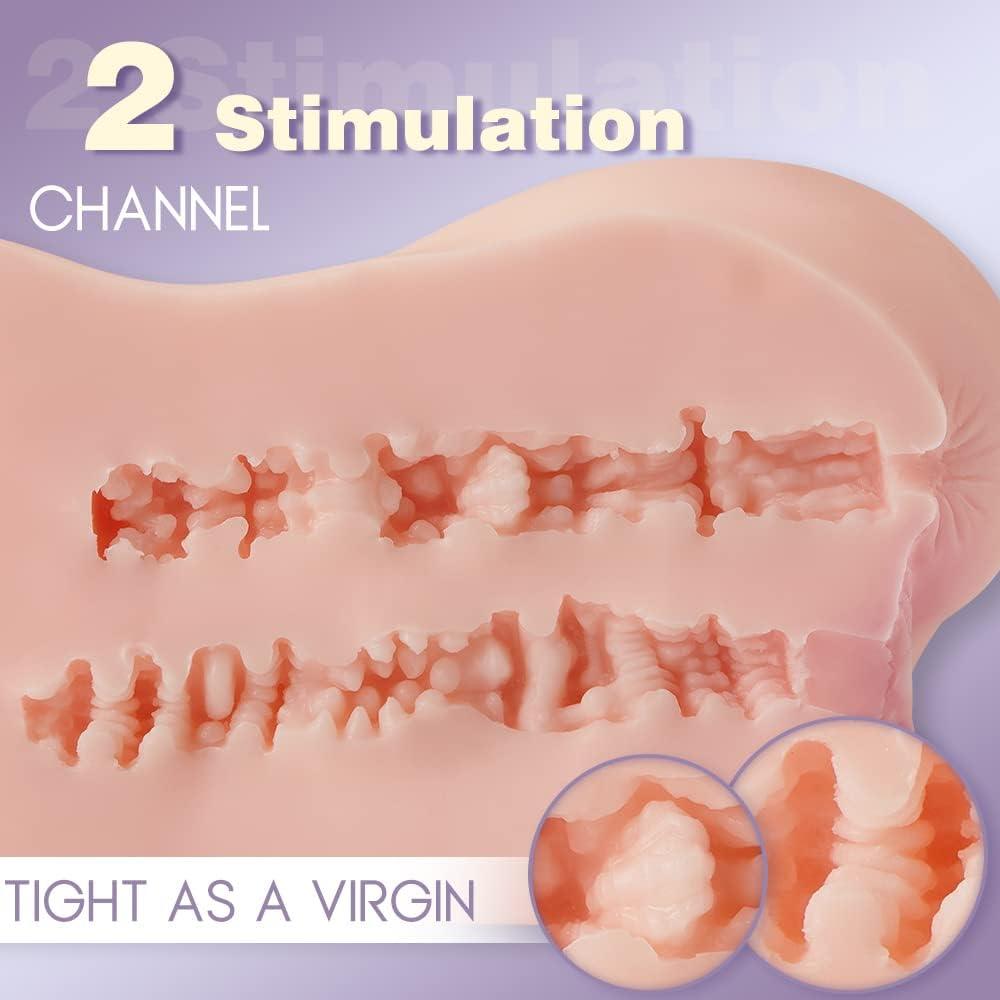 Mini Pussy Ass Male Masturbator | Realistic Pocket Pussy Toy - Sexdoll.Sex
