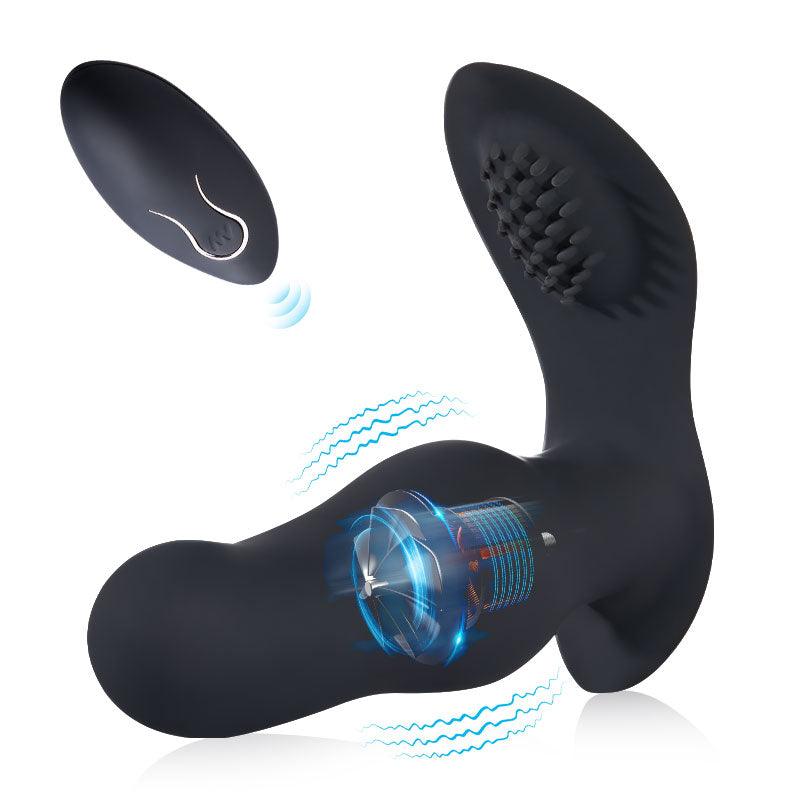 NEW THUNDER 7 Vibrations Extraordinary Prostate Massager with Remote Control - Sexdoll.Sex