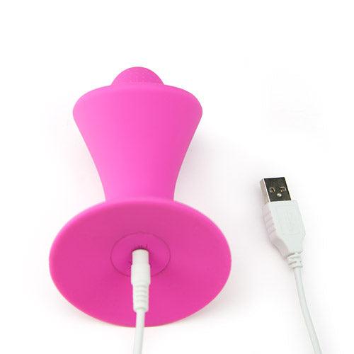 Oscillating tongue Remote control suction cup tongue vibrator - Sexdoll.Sex
