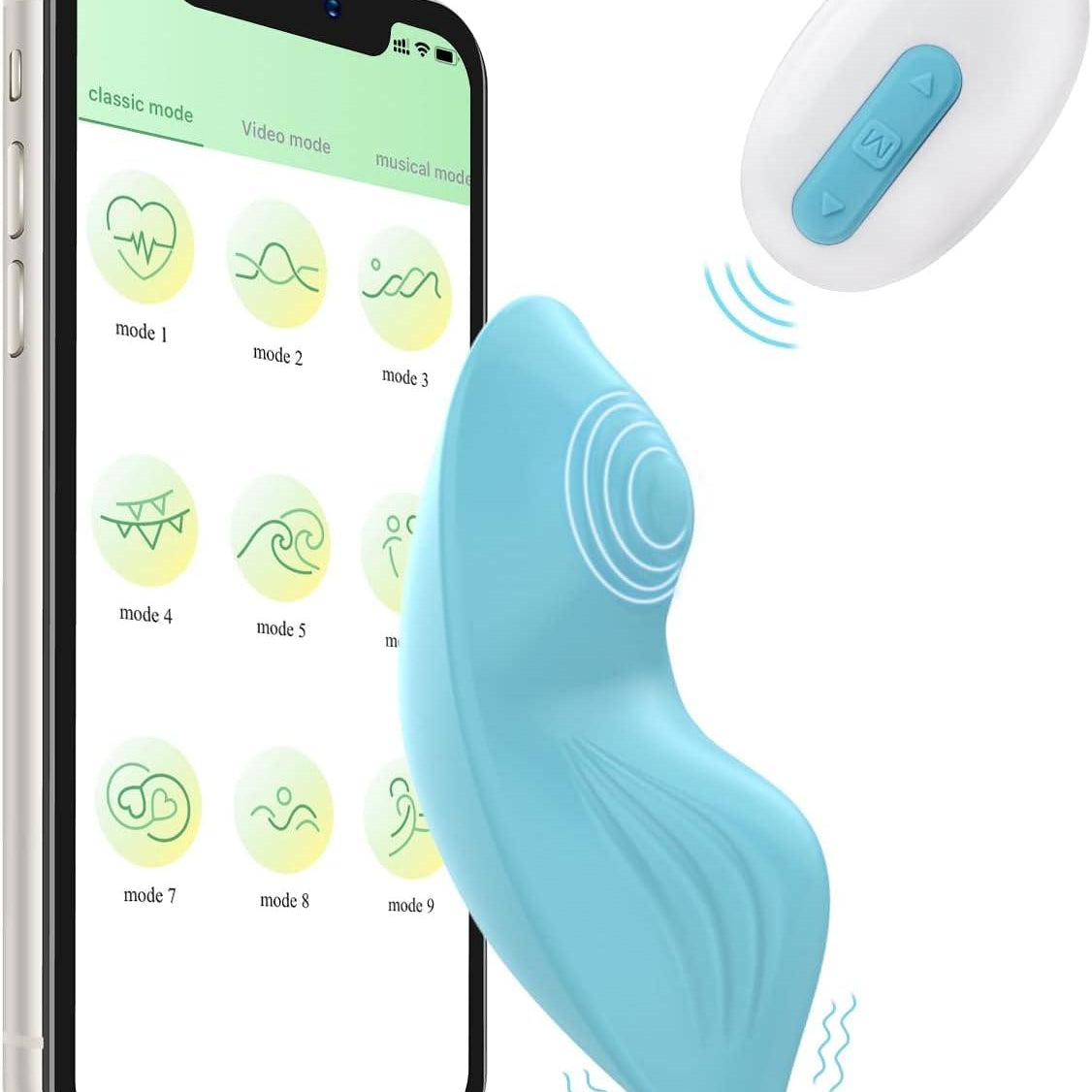 Panty Clitoral Vibrator: App-Controlled panty vibrator - Sexdoll.Sex