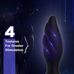 Plume Large Size 9 Vibration Anal Vibrator Butt Plug - Sexdoll.Sex