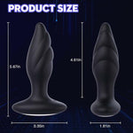 Plume Large Size 9 Vibration Anal Vibrator Butt Plug - Sexdoll.Sex