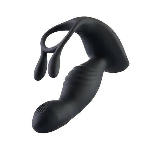 Rabbit Ears - 10 Vibrating Heating Remote Control Prostate Massage Anal Vibrator - Sexdoll.Sex