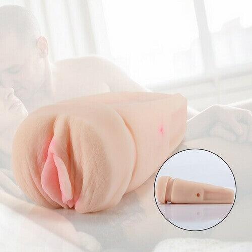 Razor Vibrating Masturbator Cup With Realistic Textured Moaning Pocket Vagina Pussy - Sexdoll.Sex