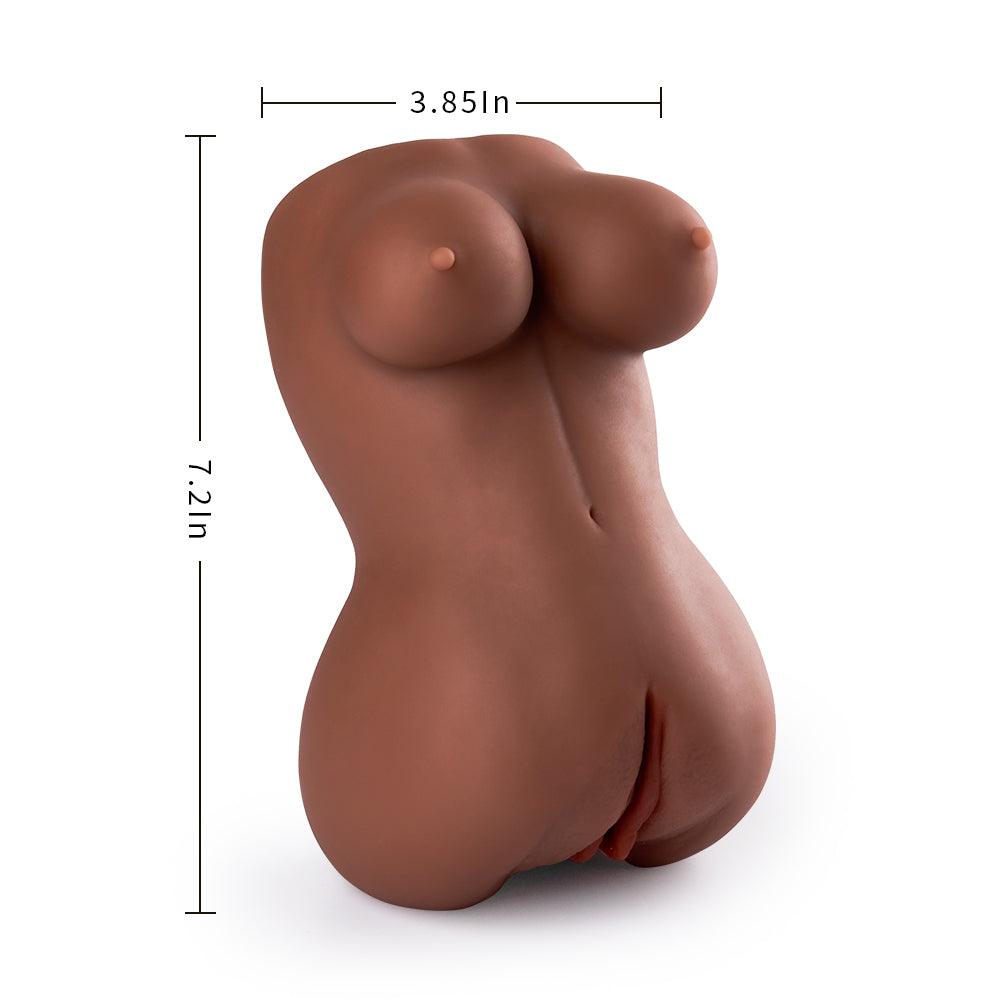 Realistic Love Doll Masturbator - 7.2 Inches with Pussy and Ass - Sexdoll.Sex
