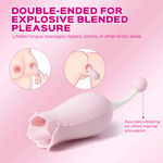 Rose Toy Clit Vibrator and Tongue Licker - Sexdoll.Sex