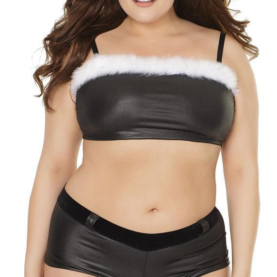 Santa's Sexy Helper Top & Booty Short Set - Sexdoll.Sex