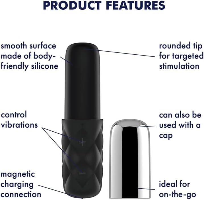 Satisfyer Mini Rechargeable Bullet Vibrator - Sexdoll.Sex