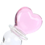 Smooth Borosilicate Glass Dildo 7.87" for Temperature Play - Sexdoll.Sex