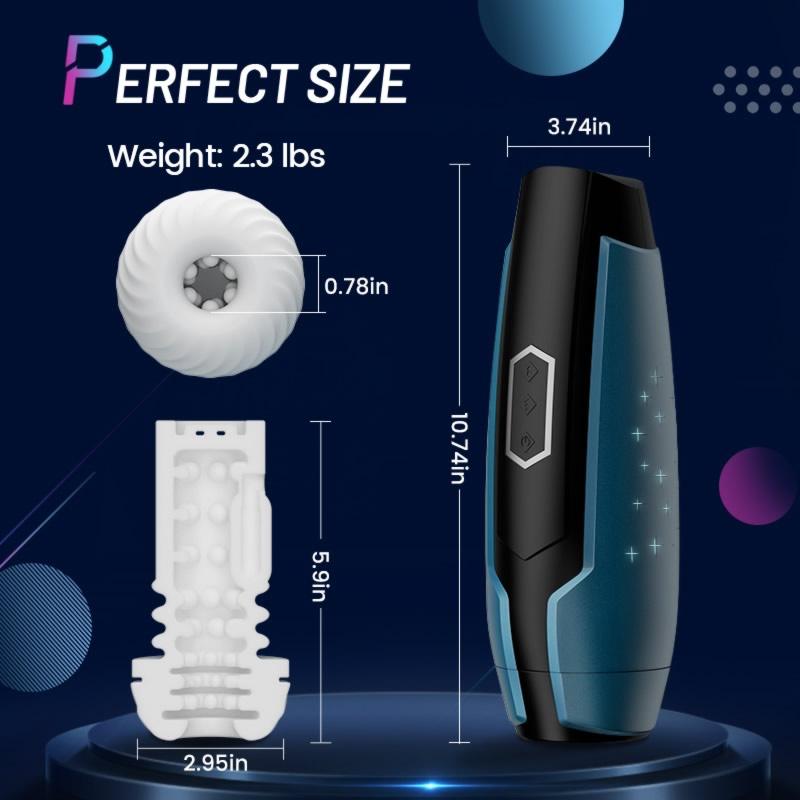 Starlight 5 Thrusting & Vibrating Oral Sex Male Masturbation Cup - Sexdoll.Sex